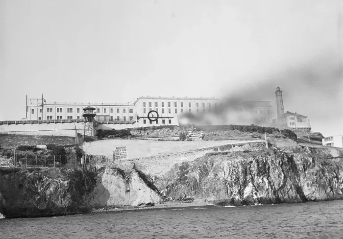 Framed Print : View of Prison and Waters Nearby Framed Print : View of Prison and Waters Nearby