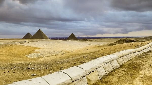 The View on Pyramids, Giza