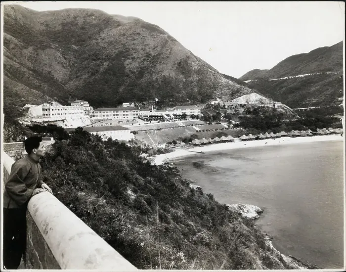 Framed Print : View Of Repulse Bay Hotel And Beach Framed Print : View Of Repulse Bay Hotel And Beach