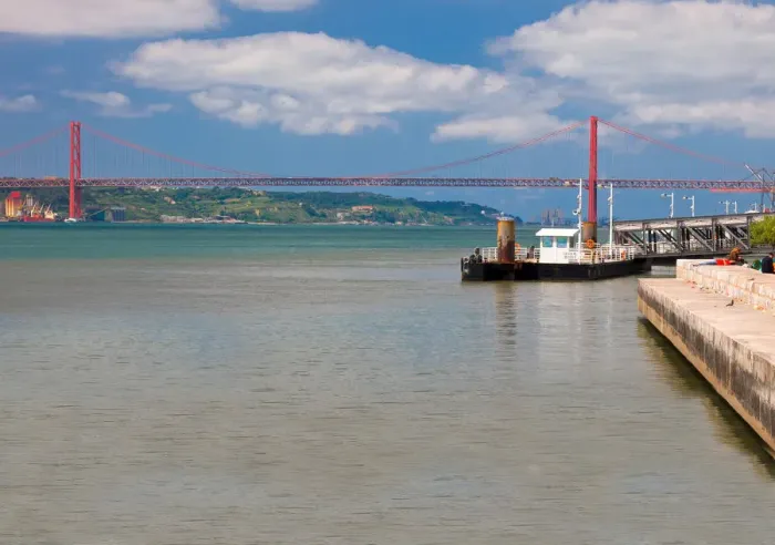 Framed Print : A view of River Tagus or Tejo Framed Print : A view of River Tagus or Tejo
