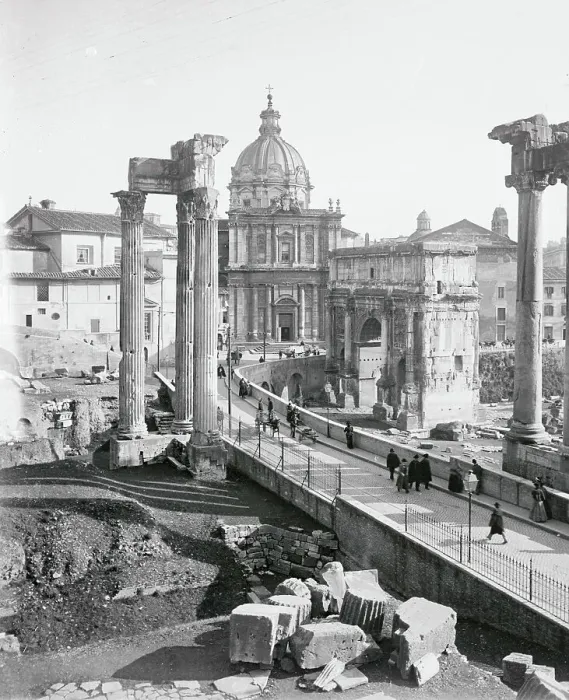 Framed Print : View of Roman Forum Framed Print : View of Roman Forum