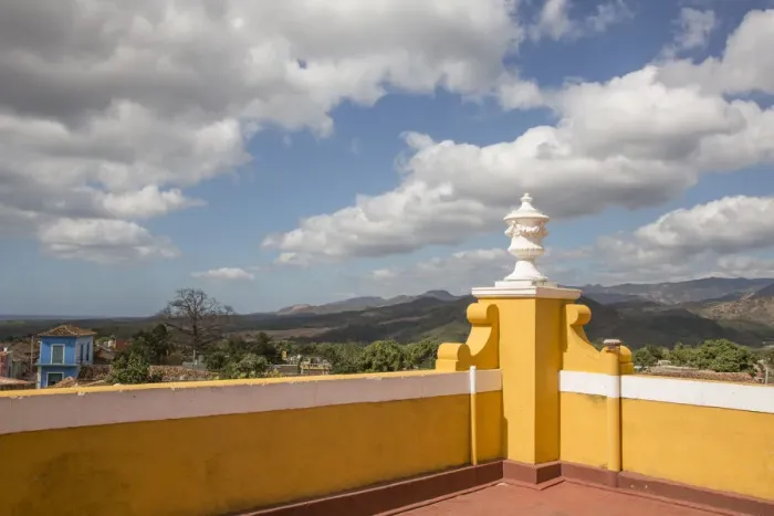 Framed Print : view from roof in Trinidad, Cuba Framed Print : view from roof in Trinidad, Cuba