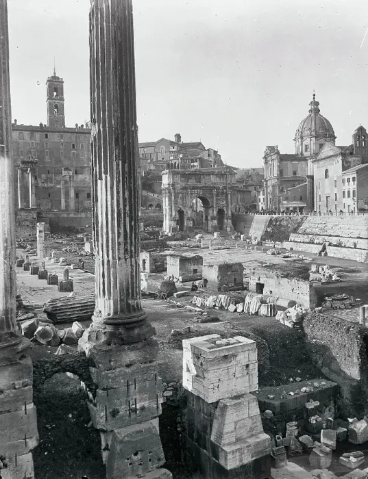 Framed Print : View of Ruins in Roman Forum Framed Print : View of Ruins in Roman Forum