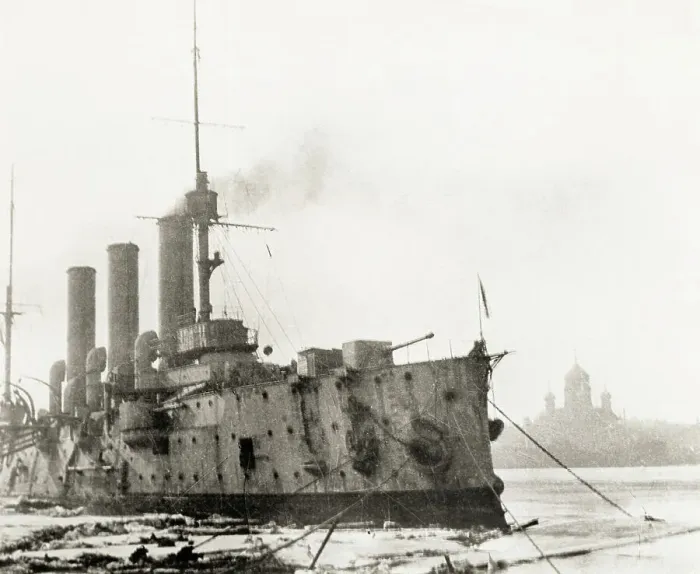 Framed Print : View of Russian Navy Cruiser Aurora Framed Print : View of Russian Navy Cruiser Aurora