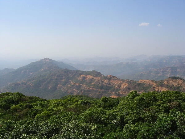 View of Sahyadri mountains from Dajipur
