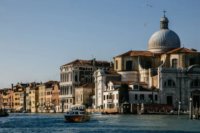 Framed Print : View in San Geremia church and suroundin townhouses by the Grand Canal in Veince, Italy Framed Print : View in San Geremia church and suroundin townhouses by the Grand Canal in Veince, Italy
