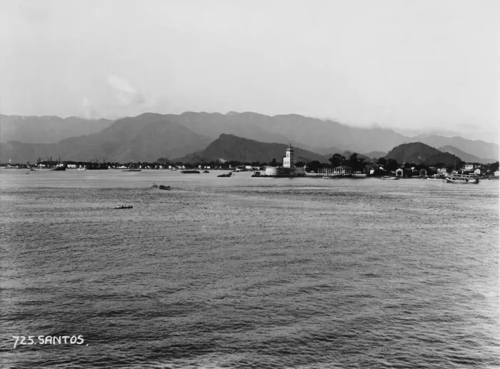 Framed Print : View Of Santos