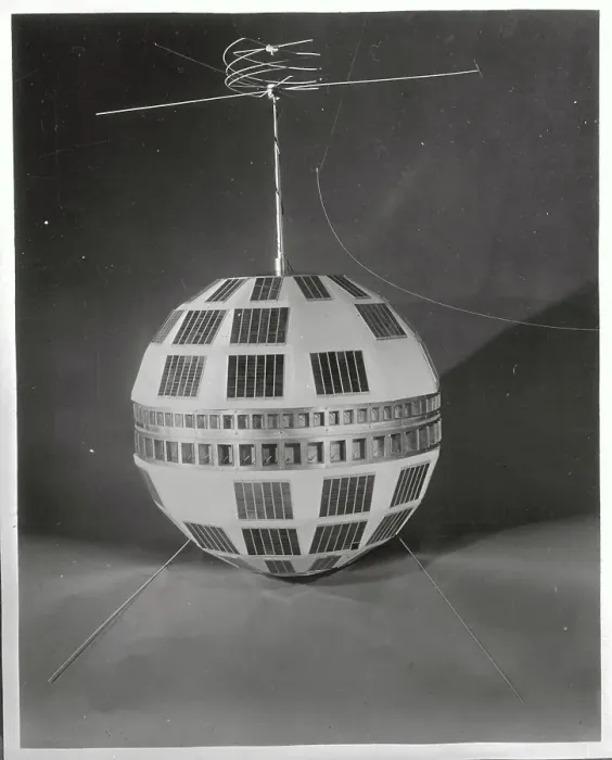 Framed Print : View Of Satellite Telstar