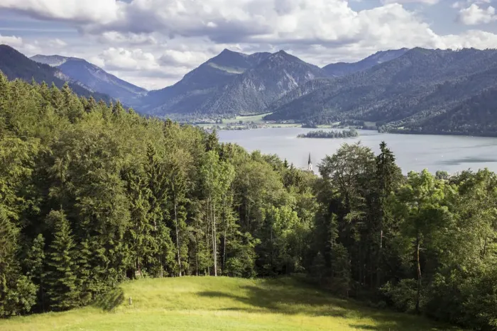 Framed Print : View of Schliersee in the summer, from Schliersberg, Upper Bavaria, Upper Bavaria, Bavaria, Germany Framed Print : View of Schliersee in the summer, from Schliersberg, Upper Bavaria, Upper Bavaria, Bavaria, Germany