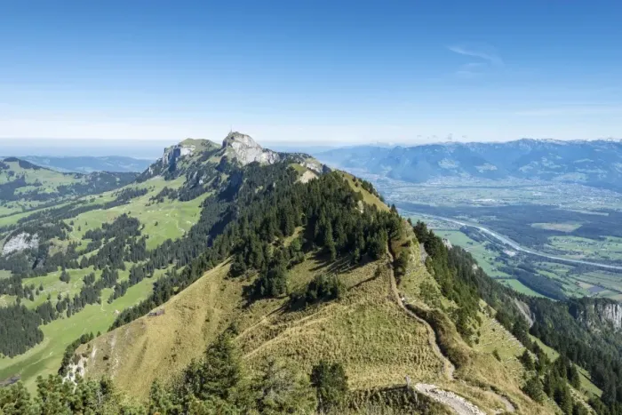 Framed Print : View seen from the geological mountain trail, Appenzell Alps, leading to the Hoher Kasten mountain, 1794m, canton of Appenzell Inner-Rhodes, Switzerland, Europe Framed Print : View seen from the geological mountain trail, Appenzell Alps, leading to the Hoher Kasten mountain, 1794m, canton of Appenzell Inner-Rhodes, Switzerland, Europe