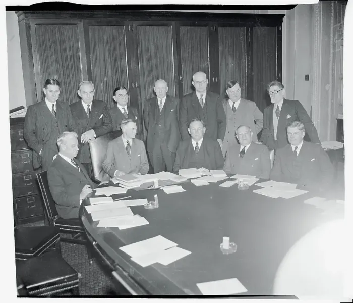Framed Print : View of Senate Foreign Relations Committee at Conference Table Framed Print : View of Senate Foreign Relations Committee at Conference Table