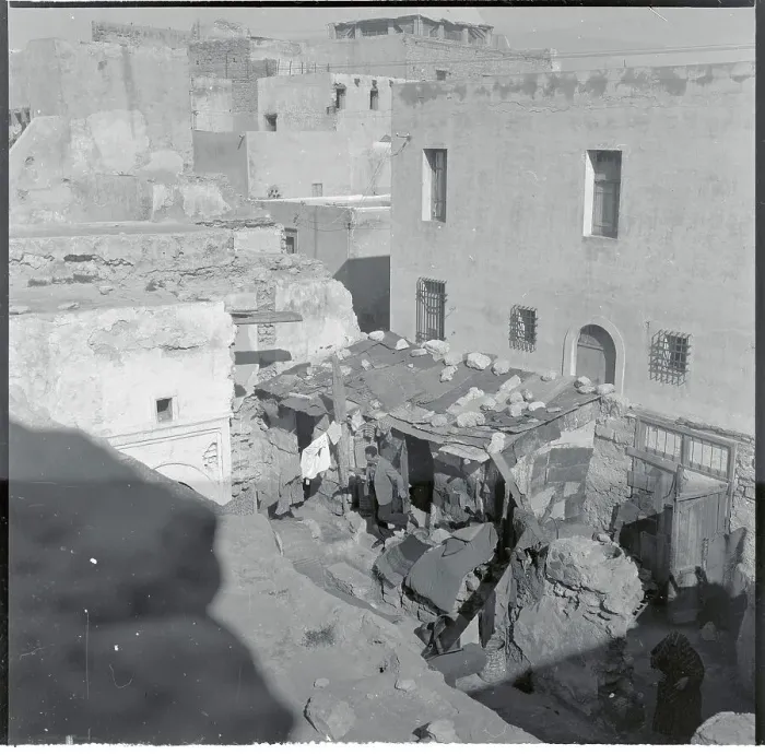 Framed Print : View of Shack in Libya
