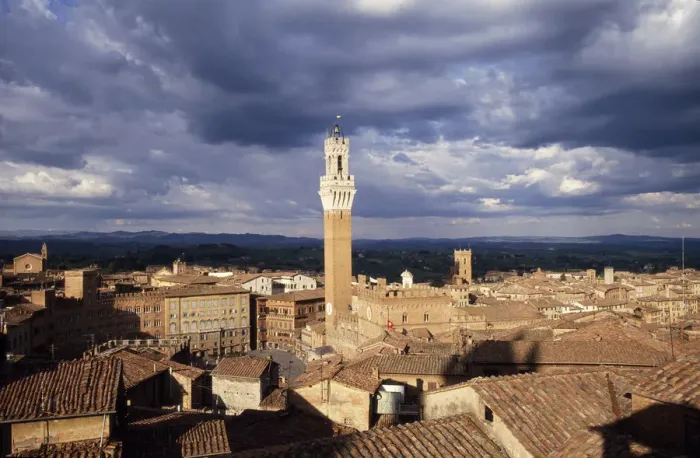 Framed Print : View of Siena