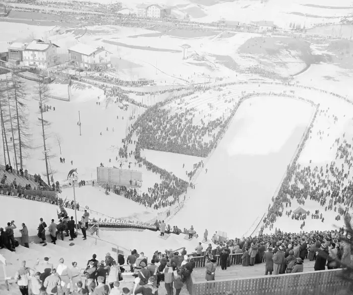 Framed Print : View of Ski Jump at Winter Olympics Framed Print : View of Ski Jump at Winter Olympics