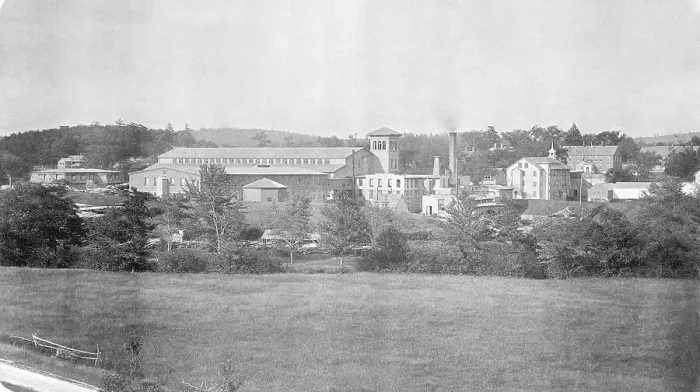 Framed Print : View Of Slater'S Cotton Mill