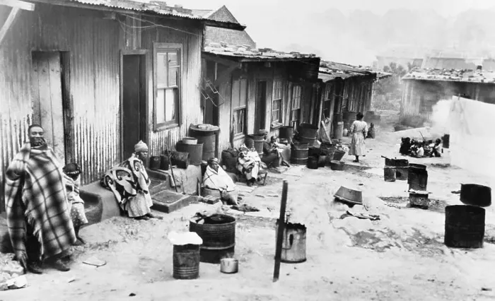 Framed Print : View of Sophiatown, South Africa Framed Print : View of Sophiatown, South Africa