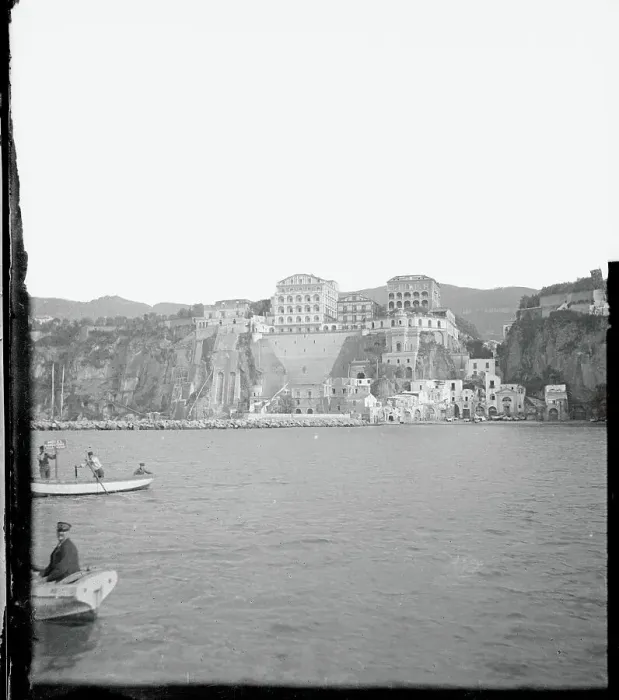 Framed Print : View of Sorrento from Sea Framed Print : View of Sorrento from Sea