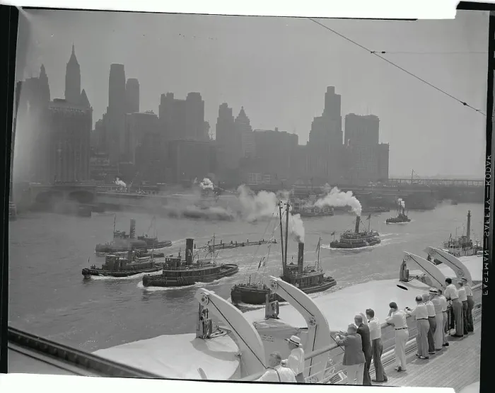Framed Print : View from the S.S. America Framed Print : View from the S.S. America