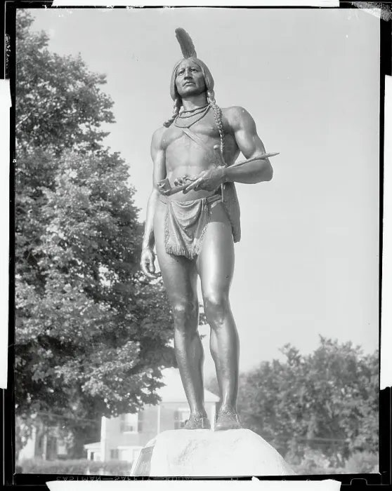 Framed Print : View of Statue of Massasoit Framed Print : View of Statue of Massasoit