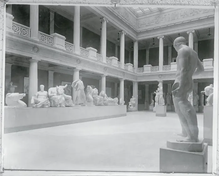 Framed Print : View of Statuettes at The Carnegie Institute Framed Print : View of Statuettes at The Carnegie Institute