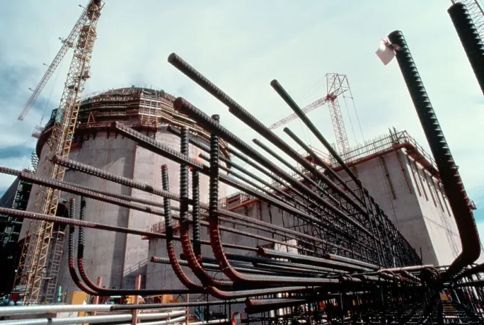 Framed Print : View Of Steel Reinforcement In Reactor Framed Print : View Of Steel Reinforcement In Reactor