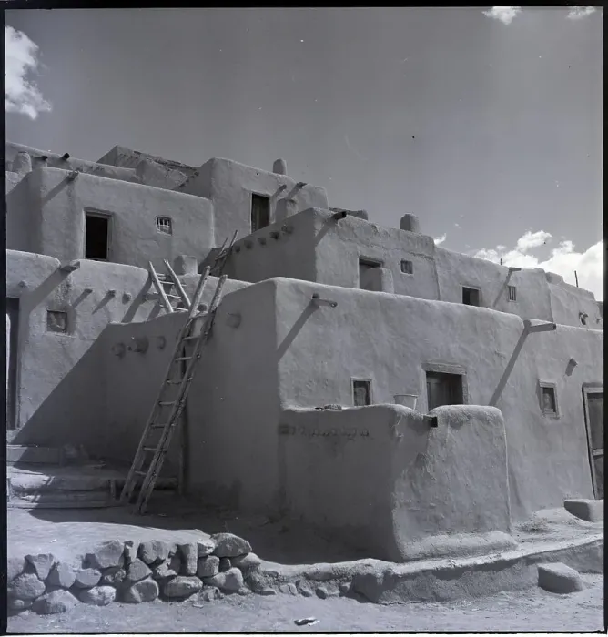 Framed Print : View Of Taos Pueblo Framed Print : View Of Taos Pueblo