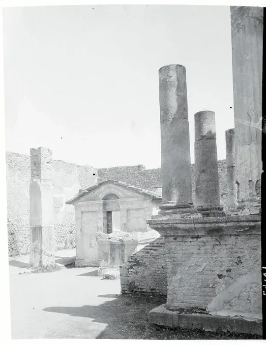 Framed Print : View of Temple in Pompeii Framed Print : View of Temple in Pompeii