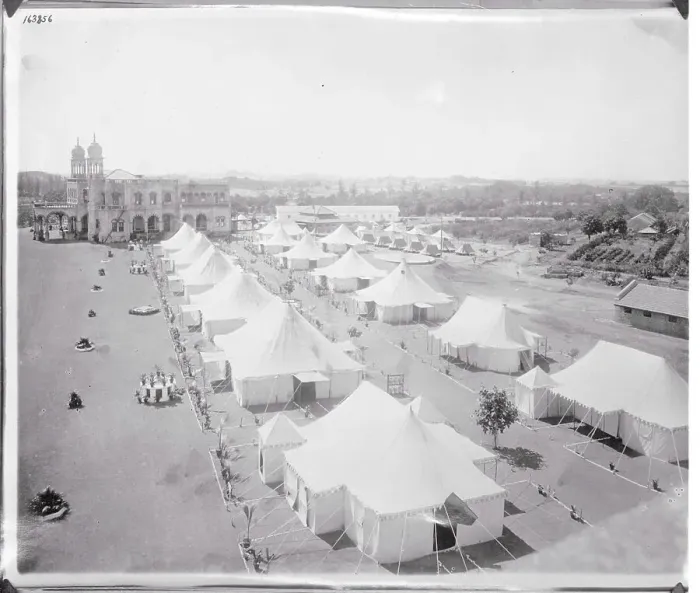 Framed Print : View of Tents Framed Print : View of Tents