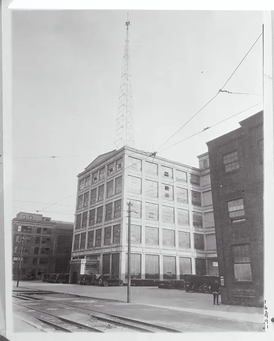 Framed Print : View of Tower on Building Framed Print : View of Tower on Building