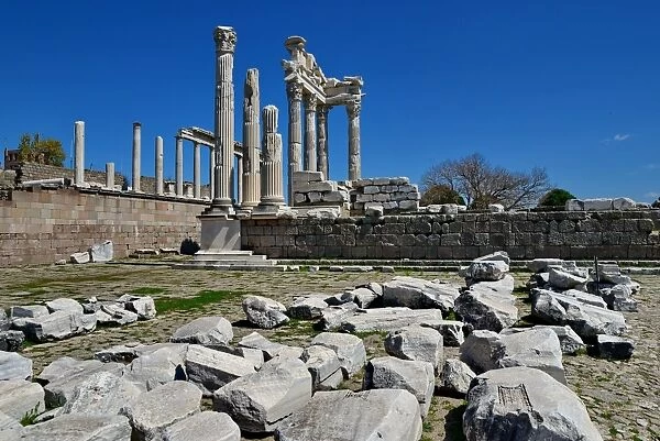 View of Traianus temple from west