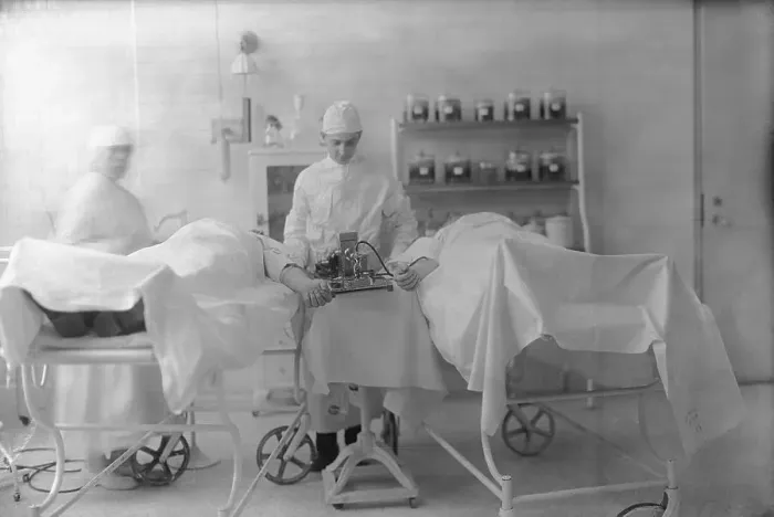 Framed Print : View of Transfusion Operation Framed Print : View of Transfusion Operation