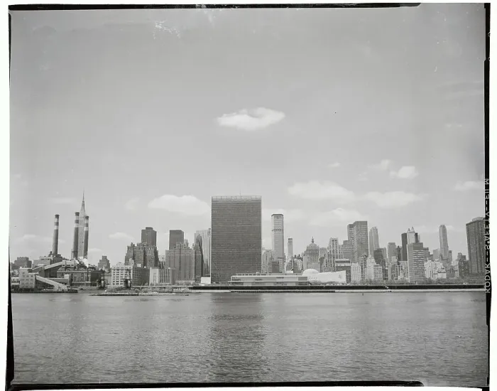 Framed Print : View of United Nations Buildings Framed Print : View of United Nations Buildings