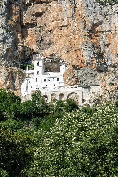 View of the Upper Ostrog Monastery, Montenegro