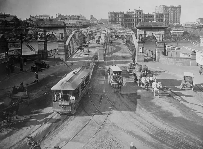 Framed Print : View of Victoria Bridge