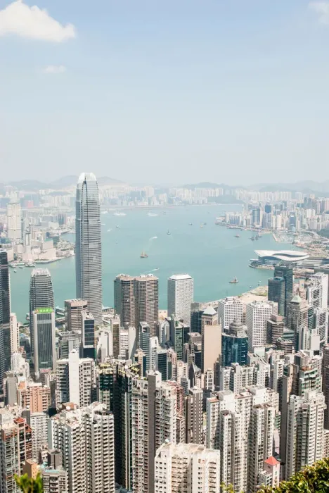Framed Print : View from Victoria Peak, Hong Kong Framed Print : View from Victoria Peak, Hong Kong