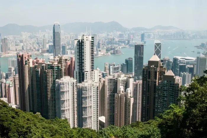Framed Print : View from Victoria Peak, Hong Kong Framed Print : View from Victoria Peak, Hong Kong