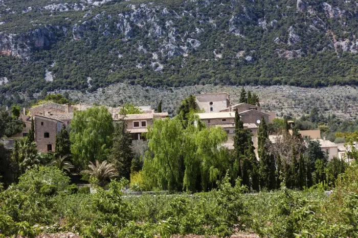 Framed Print : View of the village of Orient, municipality of Alaro, Mallorca, Majorca, Balearic Islands, Spain, Europe Framed Print : View of the village of Orient, municipality of Alaro, Mallorca, Majorca, Balearic Islands, Spain, Europe
