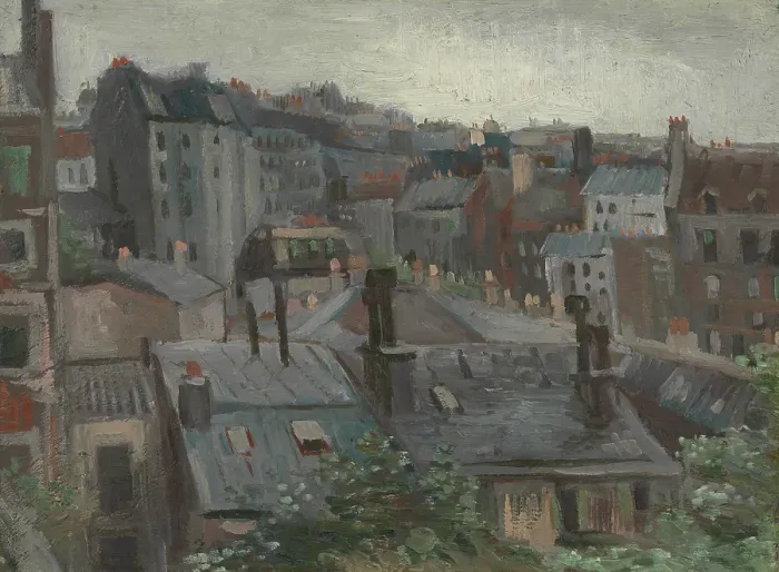 Framed Print : View From Vincent's Studio Framed Print : View From Vincent's Studio