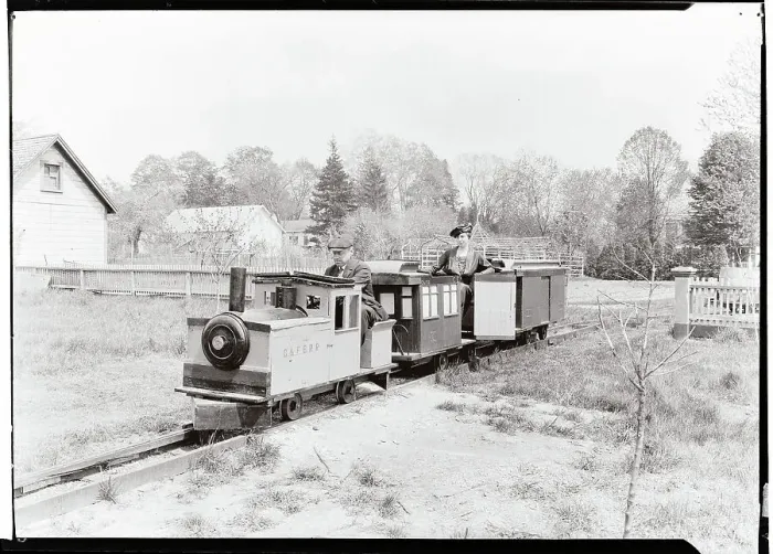 Framed Print : View of W. Cecil Gage's Private Railroad Framed Print : View of W. Cecil Gage's Private Railroad