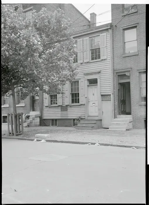 Framed Print : View of Walt Whitman's House Framed Print : View of Walt Whitman's House