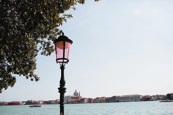 View across the water to San Giorgio Island in Venice, Italy
