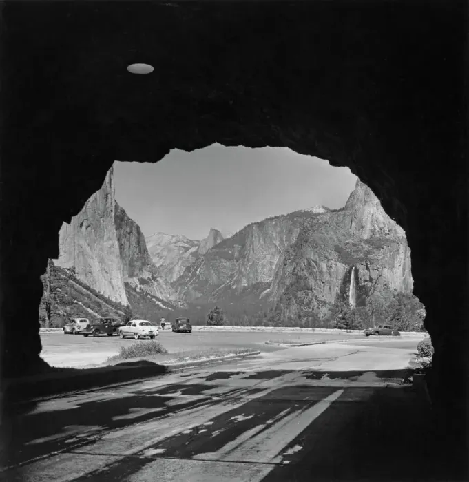 Framed Print : View From The Wawona Tunnel Framed Print : View From The Wawona Tunnel