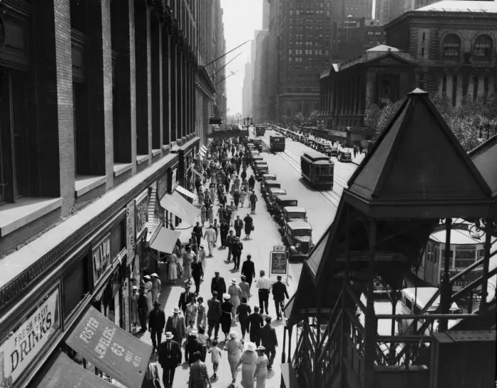 Framed Print : View Of West 42nd Street Framed Print : View Of West 42nd Street