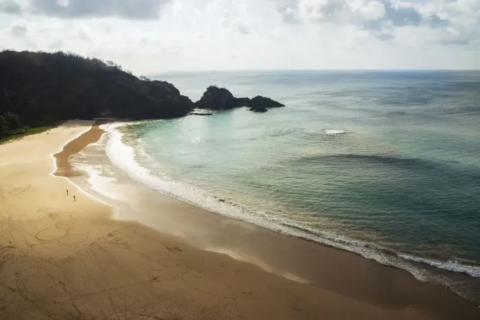 Framed Print : Views of praia sancho
