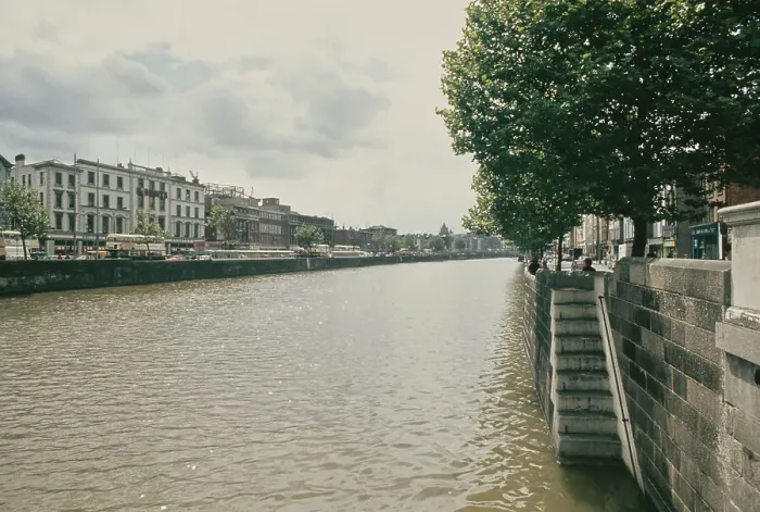 Framed Print : Views Along River Liffey Framed Print : Views Along River Liffey