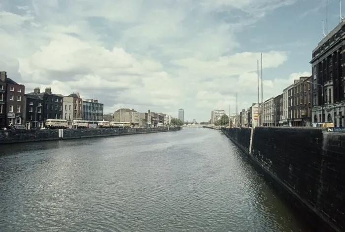 Framed Print : Views Along River Liffey Framed Print : Views Along River Liffey