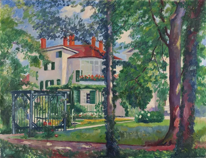 Framed Print : Villa Flora