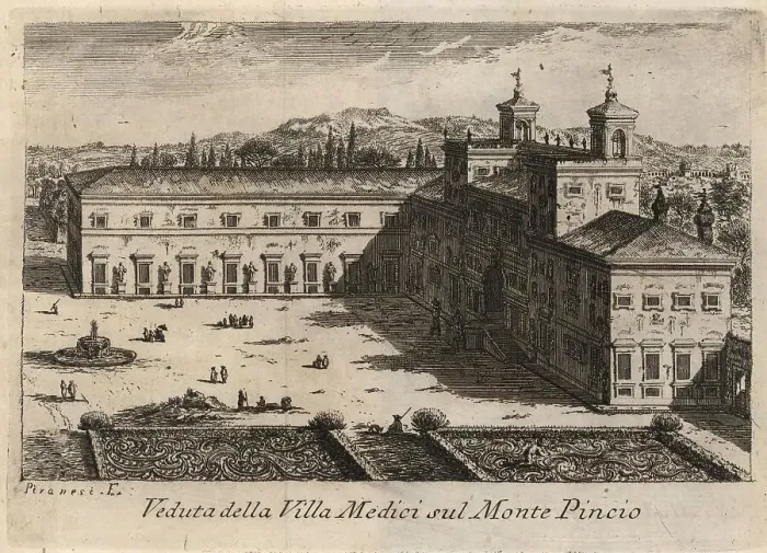 Framed Print : Villa Medici sul Monte Pincio, 1767, Rome, Italy, digital reproduction of an 18th century original, original date unknown Framed Print : Villa Medici sul Monte Pincio, 1767, Rome, Italy, digital reproduction of an 18th century original, original date unknown