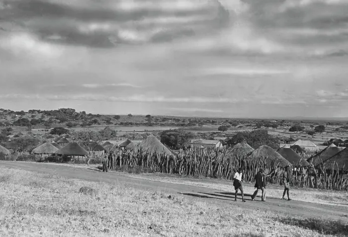 Framed Print : Village In Bechuanaland Framed Print : Village In Bechuanaland