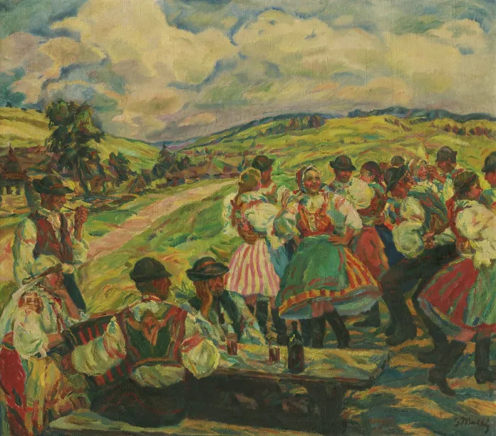 Framed Print : Village Dance Framed Print : Village Dance